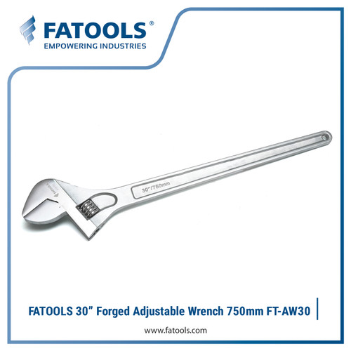 [EZM.0802915] FATOOLS AW30 Adjustable Wrench 30" Spanner Kunci Inggris 750mm Forged