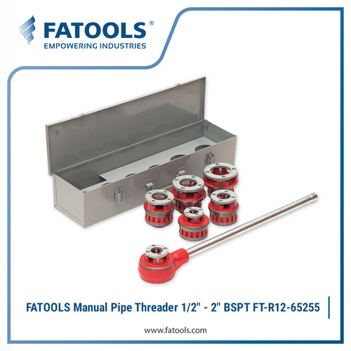 [EZM.0802950] FATOOLS R12-65255 - MANUAL PIPE THREADER 1/2"-2" SIZE BSPT