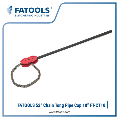[EZM.0802965] FATOOLS CT10 52" Chain Tong Cap 10" Kunci Pipa Rantai
