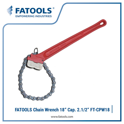 [EZM.0802974] FATOOLS CPW18 - CHAIN WRENCH SIZE 18" CAP.2.1/2"