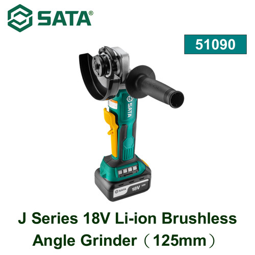 [18125] Mesin Gerinda J Series 18V Li-ion Brushless Angle Grinder 125 mm Sata