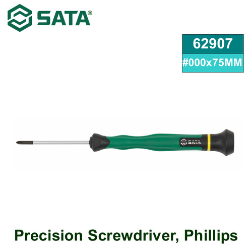 [62907] Obeng Mikro Plus #000x75 mm 62907 Precision Screwdriver Phillips Sata