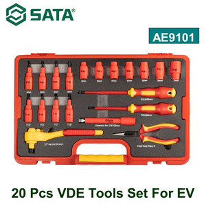 [09101] Tool Kit Listrik 20 Pcs AE9101 VDE Tools Set For EV Sata Tools