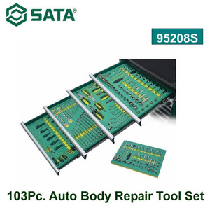 [10395] Tool Kit 103 Pcs 95208S Auto Body Repair Tool Set Sata Tools