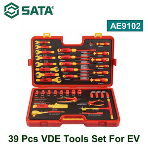 [09102] Tool Kit Listrik 39 Pc AE9102 NEV VDE Tool Set Sata Tools