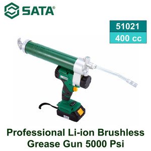 [51021] Pompa Minyak Gemuk 51021 Prof Li-ion Brushless Grease Gun Sata Tools