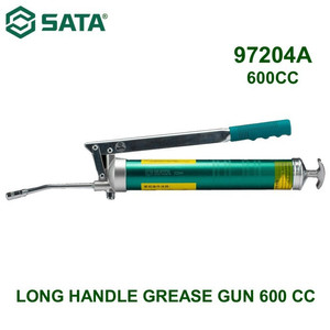 [97204] Pompa Gemuk 97204A - Long Handle Grease Gun 600 Cc Sata Tools
