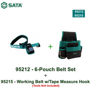 [95215] Tas Perkakas Paket 2 Pcs 95215 & 95212 Tools Bag Set Sata Tools