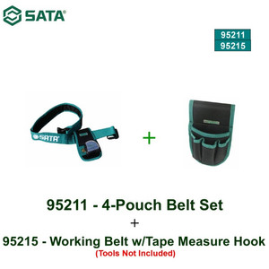 [95215] Tas Perkakas Paket 2 Pcs 95215 & 95211 Tools Bag Set Sata Tools