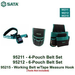 [95215] Tas Perkakas Paket 3 Pcs 95215+95211+95212 Tools Bag Set Sata Tools