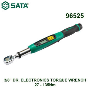 [96525] Torsi 96525 - 3/8" Dr. Electronics Torque Wrench 27-135 Nm Sata Tools