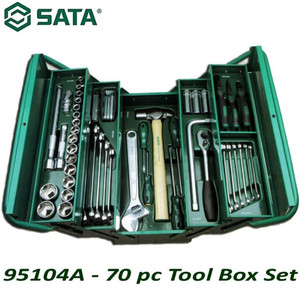 [95104] Tool Box Beserta Isinya 70 Pcs 12 PT Metric 95104A-70-12PT Sata Tools