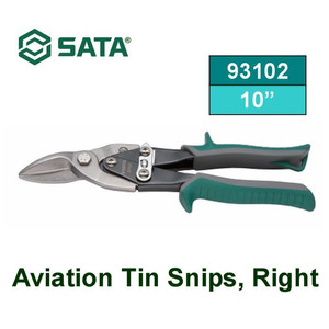 [93102] Tang Potong 93102 Aviation Tin Snips - Right 10" Sata Tools