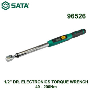 [96526] Torsi 96526 - 1/2” Dr. Electronics Torque Wrench 40-200 Nm Sata Tools