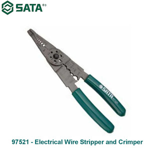 [97521] Tang Kupas Kabel 97521 Electrical Wire Stripper And Crimper Sata Tools