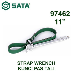 [97462] Kunci Oli Filter Kulit Sabuk 97462 - Strap Wrench 11" Sata Tools
