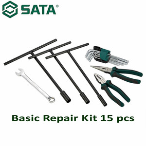 [06004] Tool Kit Set 15 Pcs Basic Repair Kit 06004M Paket Ekonomis Sata Tools
