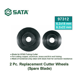 [97312] Pisau Pvc Tube Cutter 97312 2Pc Spare Blade 6.2 x 18, 6.2 x 22 mm Sata