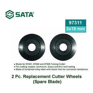 [97311] Pisau Pvc Tube Cutter 97311 2Pc Spare Blade 3.0 mm x 18 mm Sata Tools