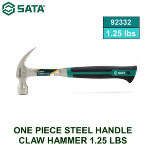 [92332] Palu Tanpa Sambung 92332 One Pc Steel Handle Claw Hammer 1.25 Lbs Sata
