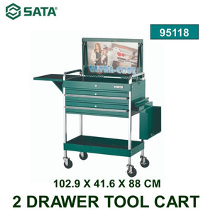 [95118] Trolley 2 Laci 95118 2 Drawer Tool Cart Sata Tools
