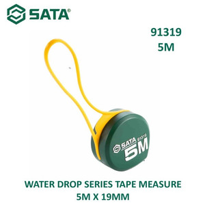 [91319] Meteran 5 M x 19mm 91319 Water Drop Tape Measure 5 Meters Sata Tools