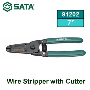 [91202] TANG 91202 WIRE STRIPPER W/CUTTER PLIERS 7" SATA