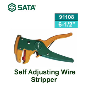 [91108] Tang Kupas Kabel 91108 Self Adjusting Cutter Stripper 6-1/2" Sata Tool