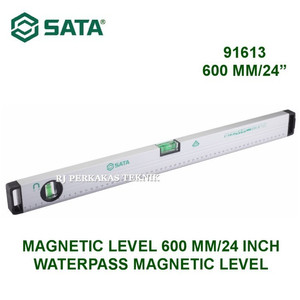 [91613] Waterpass Magnetic Level 91613 - Magnetic Level 600mm/24" Sata Tools