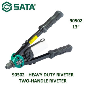 [90502] Tang Rivet 90502 Heavy Duty Riveter Two-Handle Riveter 13" Sata Tools
