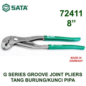 [72411] Tang Burung/Kunci Pipa 72411 - G Series Groove Joint 8' Sata Tools