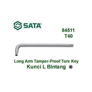 [84511] Kunci L Bintang 84511 - Torx Tamper Proof Key T-40 Sata Tools