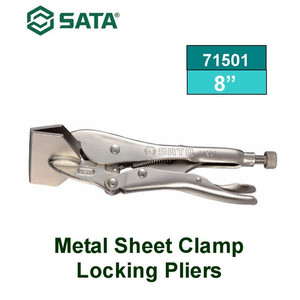 [71501] Tang Jepit Las 71501 Metal Sheet Clamp Locking Pliers 8" Sata Tools