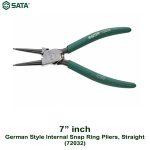 [72032] Tang Snap Ring Plier Internal Straight 7" 72032 German Style Sata Tool