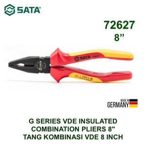 [72627] Tang Kombinasi 72627 G Series VDE Combination Pliers 8" (Germany) Sata