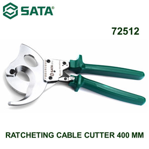 [72512] Tang Potong Kabel 72512 - Ratcheting Cable Cutter 400 mm Sata Tools