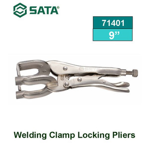 [71401] Tang Jepit Las 71401 Welding Clamp Locking Pliers 9" Sata Tools