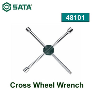 [48101] KUNCI PAS 48101 1/2" CROSS WHEEL WRENCH SATA