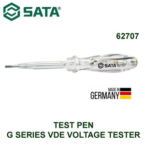 [62707] Obeng Test Pen 62707 G-Series VDE Voltage Tester Sata Tools (Germany)