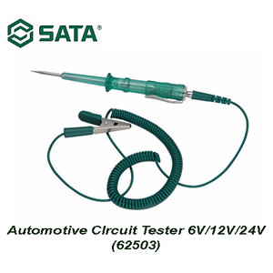 [62503] Obeng Test Pen Automotive Circuit Tester 6V 12 V 24 V 62503 Sata Tools