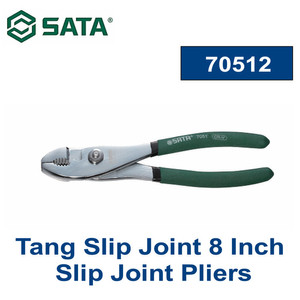 [70512] Tang Slip Joint 8 Inch - Slip Joint Pliers 70512 Sata Tools