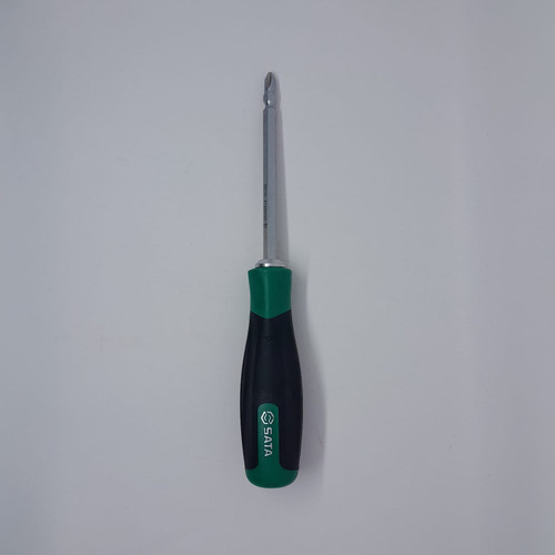 [66204] Obeng Bolak Balik 66204 Dual Head Screwdriver #2&6mmx100mm Sata Tools