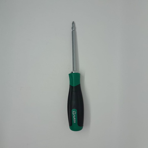 [66203] Obeng Bolak Balik 66203 Dual Head Screwdriver #1&5mmx100mm Sata Tools