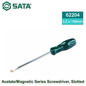 [62204] Obeng Minus Magnet 3.2 X 150 mm 62204 Slotted Screwdriver Sata Tools