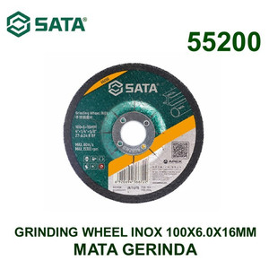 [55200] Mata Gerinda 55200 - Grinding Wheel Inox 100X6.0X16mm Sata Tools