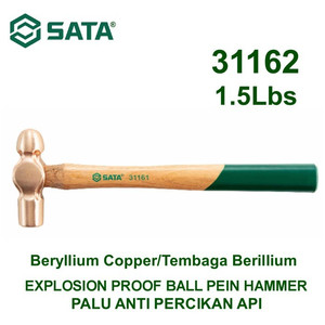 [31162] Palu Konde 1.5 Lbs Anti Percikan Api 31162 Ball Pein Hammer Sata Tools