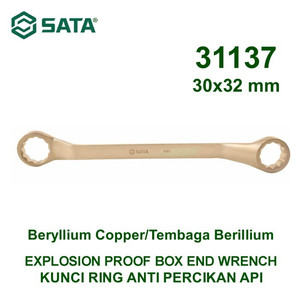 [31137] Kunci Ring Anti Percikan Api 31137 30 X 32 mm Box End Wrench Sata Tool