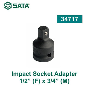 [34717] Adaptor Socket 34717 1/2" F X 3/4" M Impact Drive Adapter Sata Tools