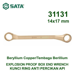 [31131] Kunci Ring Anti Percikan Api 31131 14 X 17 mm Box End Wrench Sata Tool