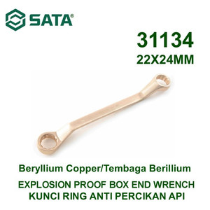 [31134] Kunci Ring Anti Percikan Api 31134 22 X 24 mm Box End Wrench Sata Tool